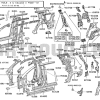 Деталь toyota 6110644060