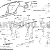 Деталь toyota 6110802210