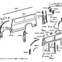 Деталь toyota 6113126080