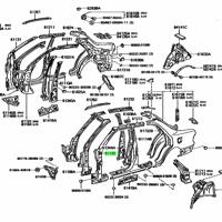 Деталь toyota 6113232120