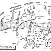 Деталь toyota 6124760080