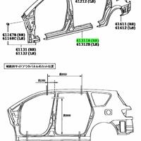 Деталь toyota 6131144070