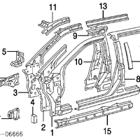 Деталь toyota 6131248020