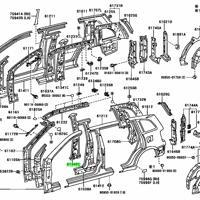 Деталь toyota 6134242900