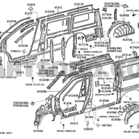 Деталь toyota 6134426140