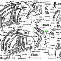 Деталь toyota 6160222946