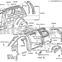 Деталь toyota 6160228130