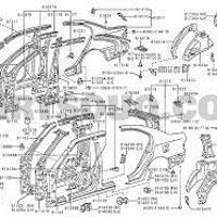 Деталь toyota 6160405905