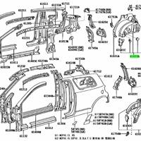 Деталь toyota 6160752914