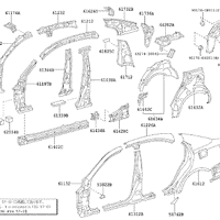 Деталь toyota 6160830250