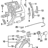 Деталь toyota 6161248040