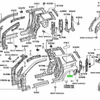 Деталь toyota 6162042160