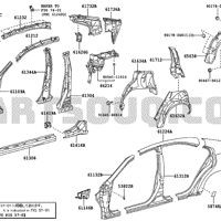 Деталь toyota 6162633070