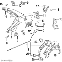 toyota 6173633050