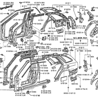 Деталь toyota 6182412040