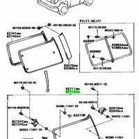 Деталь toyota 6272060071