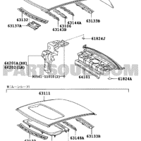 Деталь toyota 6314433100