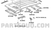 Деталь toyota 6314460050