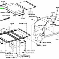 Деталь toyota 6325160050