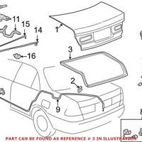 Деталь toyota 6446133030