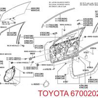 Деталь toyota 6700202550