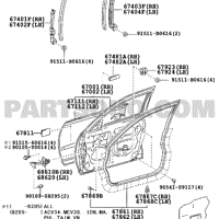 toyota 6711133050