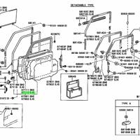 Деталь toyota 6711260220