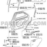 Деталь toyota 6711332091