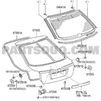 Деталь toyota 6788105071