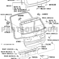 Деталь toyota 6810558030