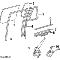 Деталь toyota 6812460161