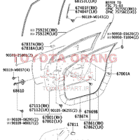 Деталь toyota 6813152330