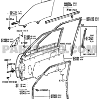 Деталь toyota 6861010050