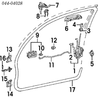 Деталь toyota 6861016090