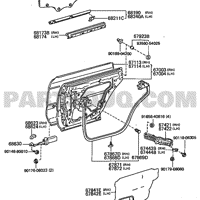 Деталь toyota 6864030030