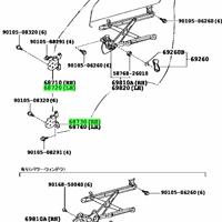 Деталь toyota 6873026011