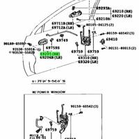 Деталь toyota 692051214003