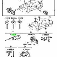 Деталь toyota 6957020240