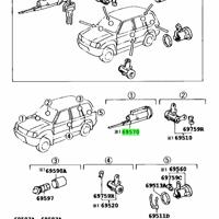 Деталь toyota 6957060070