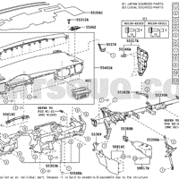 Деталь toyota 7396002131