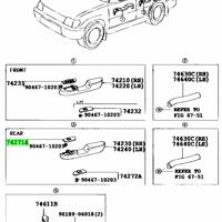 Деталь toyota 7427160100