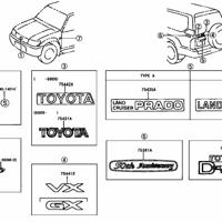 Деталь toyota 7543560100