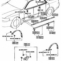 Деталь toyota 7550522090