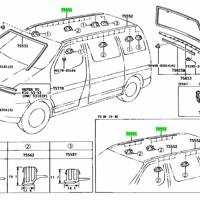 Деталь toyota 7550526021