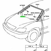 Деталь toyota 7554348010