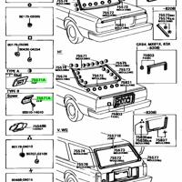 Деталь toyota 7554530021