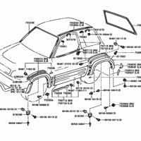 Деталь toyota 7560542901