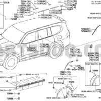 Деталь toyota 7571060120