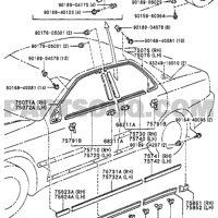 Деталь toyota 7574622060