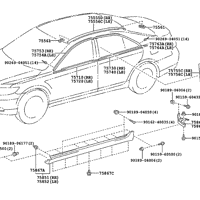 Деталь toyota 7575333060